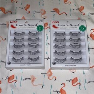 (2) KISS Eyelashes - Looks So Natural - Delicate Volume